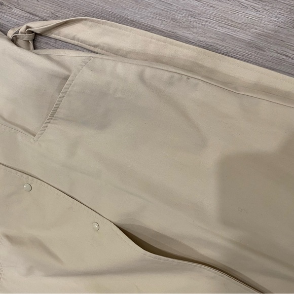 VINTAGE Sears Beige Trench Coat Vintage Size 8 Modern Size Small - Picture 15 of 16